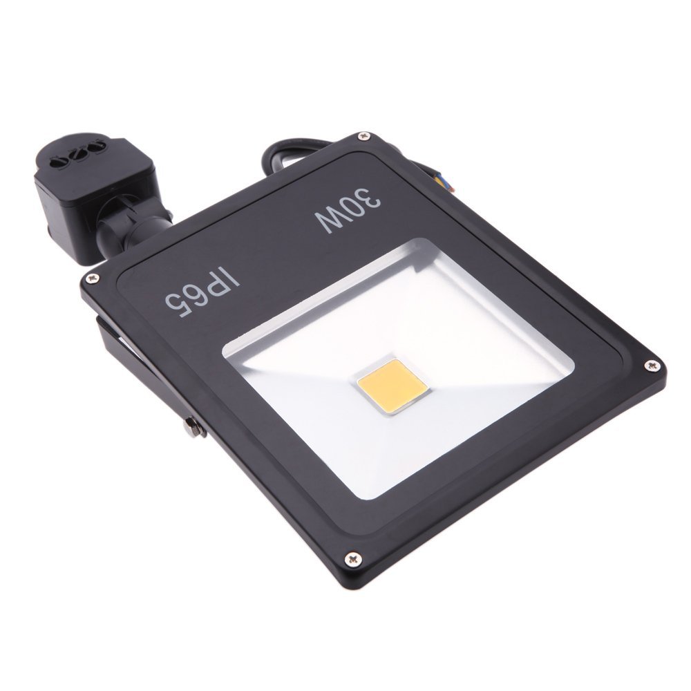 Ultra Slim Προβολέας LED 30w με Ανιχνευτή Κίνησης Λευκό 6000K Υψηλής Φωτεινότητας