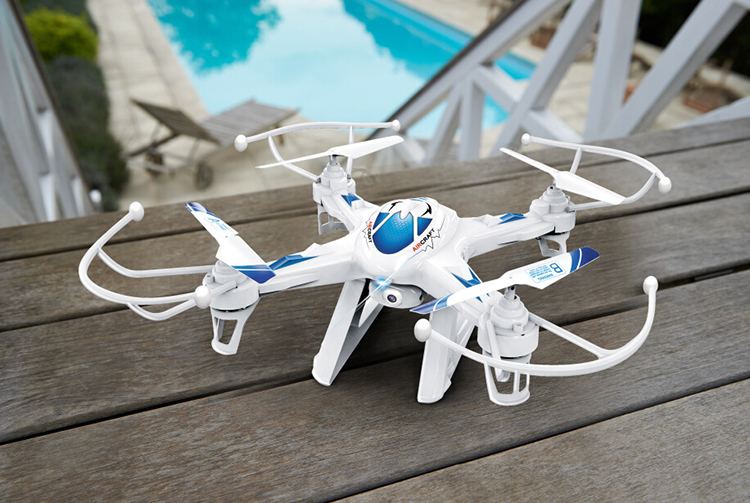 WiFi Τηλεκατευθυνόμενο Ελικόπτερο Quadcopter 6 Axis Gyro 2.4GHz με HD Camera