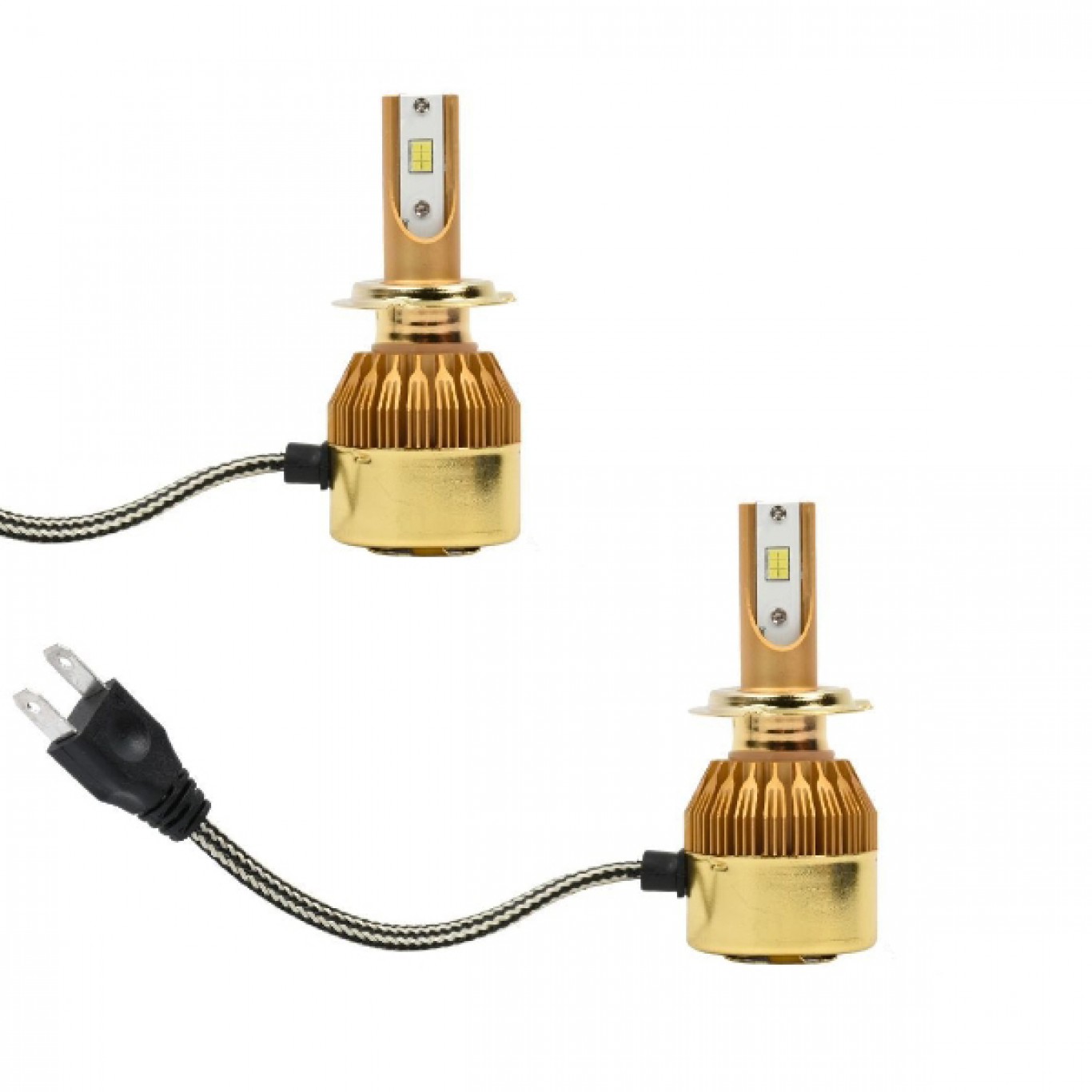 Φώτα Led Fineblue F8 H7 Αυτοκινήτου 60Watts 7200Lm Σετ 2 Τεμαχίων