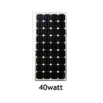 Φωτοβολταϊκός Συλλέκτης 40WATT 12V Solar Panel BAO-4045 με Πλαίσιο Αλουμινίου