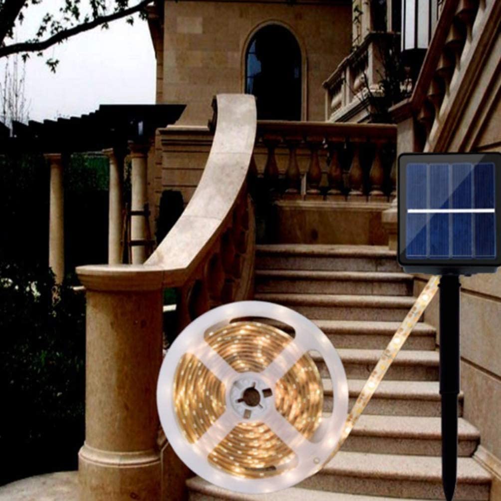 Ηλιακή Ταινία LED 3m IP65 με Βάση Πάνελ - Πάσσαλο Εξωτερικού Χώρου Ψυχρού Λευκού Φωτισμού OEM