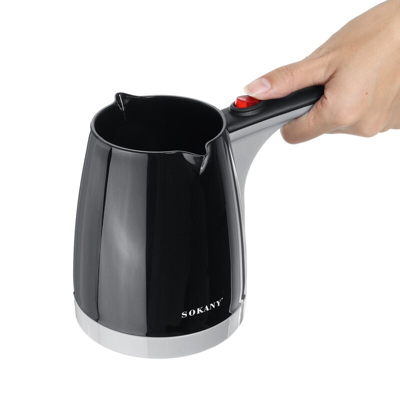 Sokany® Ηλεκτρικό Μπρίκι 1000W με Χωρητικότητα 250ml Μαύρο
