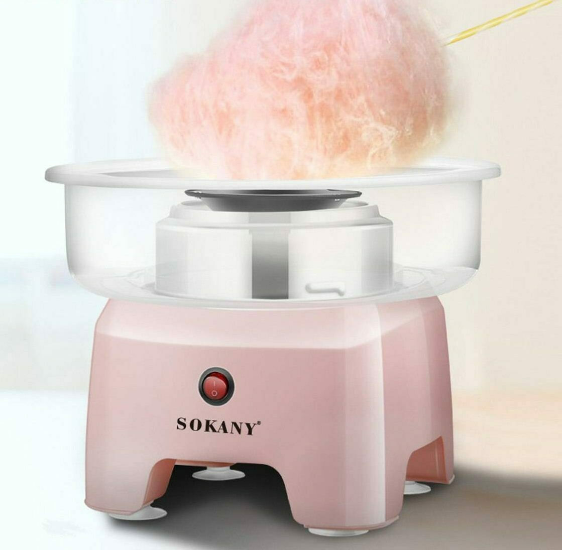 Sokany® Φορητή Συσκευή - Μηχανή για Μαλλί της Γριάς 29.8cm Μπλε