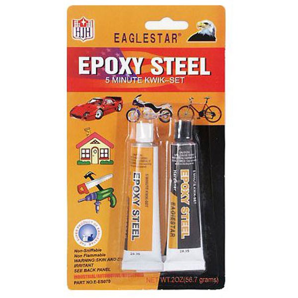 Eποξική Κόλλα Μετάλλων 56.7gr - EPOXY STEEL QUICK SET