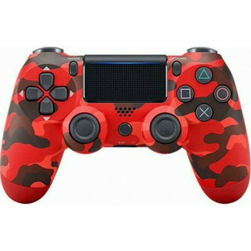 Ασύρματο Χειριστήριο Doubleshock Wireless Controller για PS4 Κόκκινο Camouflage