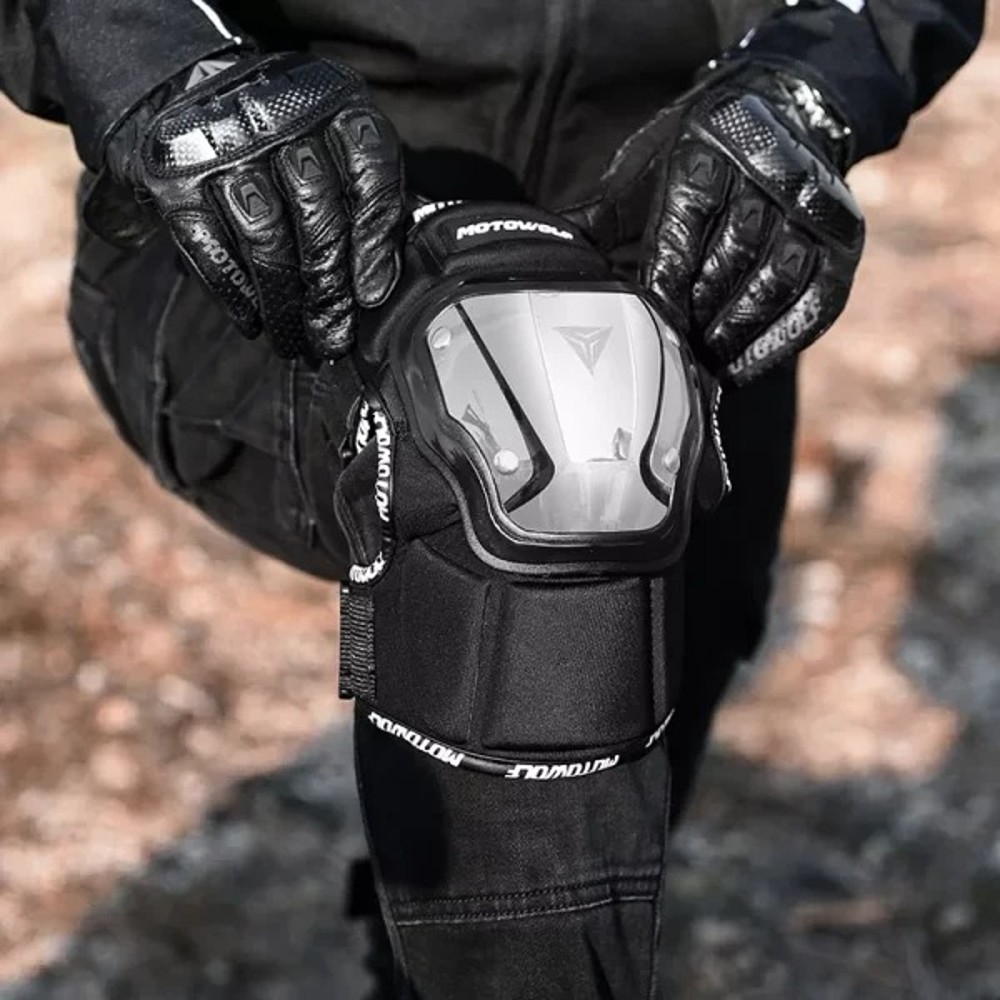 Προστατευτικές Επιγονατίδες Μηχανής Motowolf ONE SIZE – Iron Knee