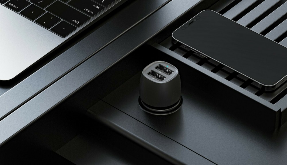 Φορτιστής Αυτοκινήτου με 2 Θύρες USB 12V 2A 
