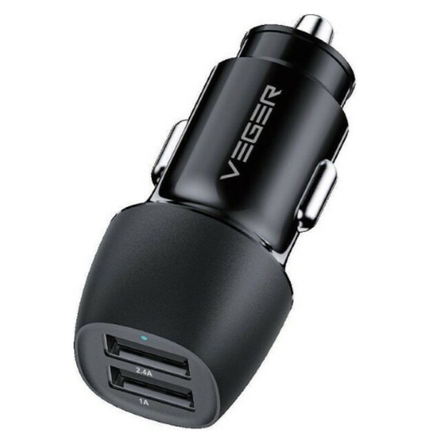 Φορτιστής Αυτοκινήτου με 2 Θύρες USB 12V 2A 
