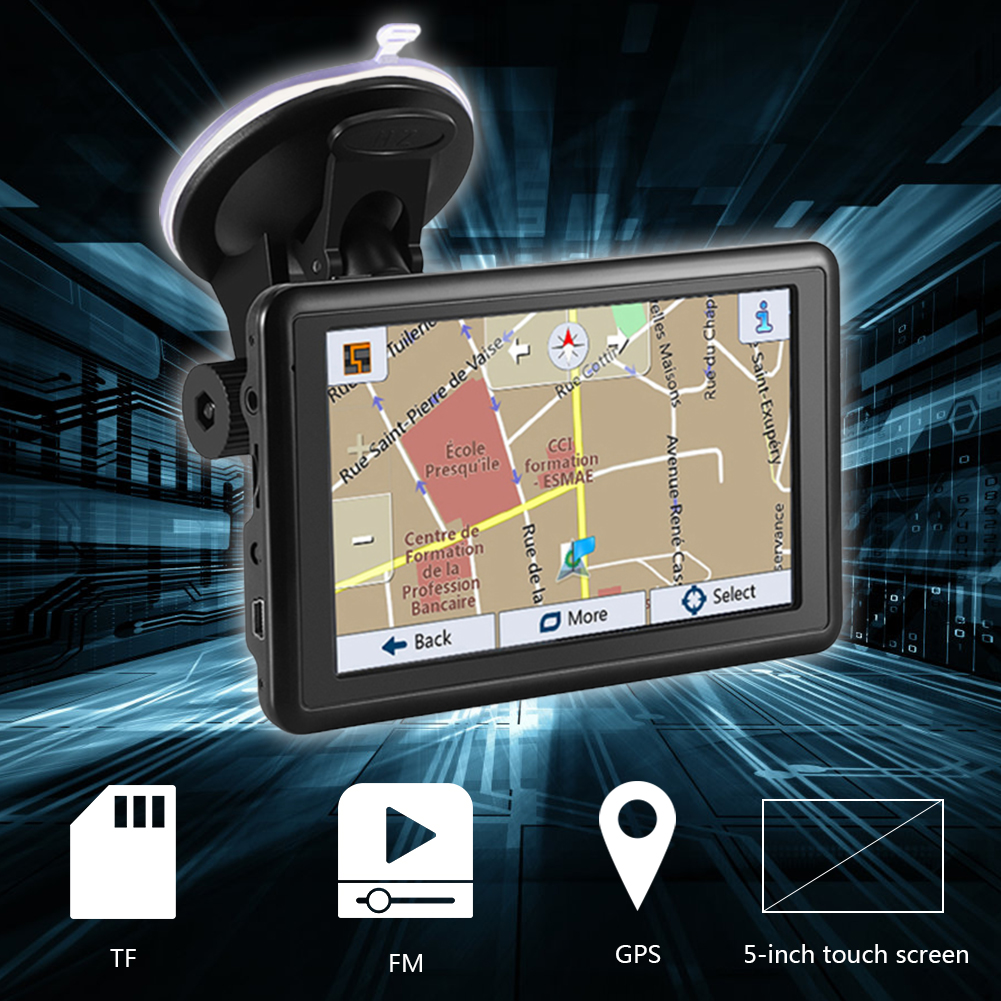 GPS Συσκευή Πλοήγησης Multimedia Αυτοκινήτου με Οθόνη Αφής 5″ - Φωνητική Ενημέρωση, Μουσική, Ταινίες, FM Transmitter & Παιχνίδια & Ελληνικούς - Ευρωπαϊκούς Χάρτες