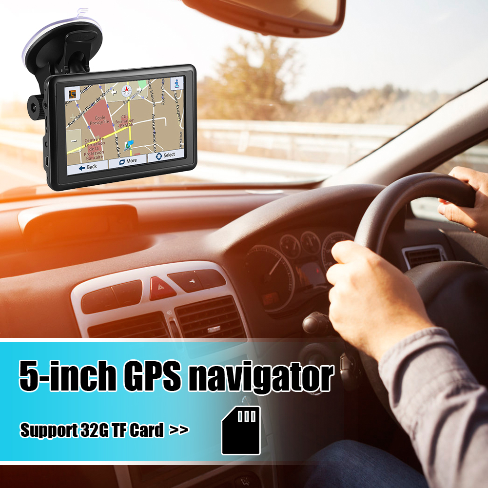 GPS Συσκευή Πλοήγησης Multimedia Αυτοκινήτου με Οθόνη Αφής 5″ - Φωνητική Ενημέρωση, Μουσική, Ταινίες, FM Transmitter & Παιχνίδια & Ελληνικούς - Ευρωπαϊκούς Χάρτες