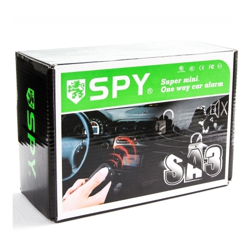 Πλήρες Σύστημα Συναγερμού Αυτοκινήτου SPY® One Way - Σειρήνα, Κεντρικό Κλέιδωμα & Αντικραδασμικό με 2 Τηλεχειριστήρια