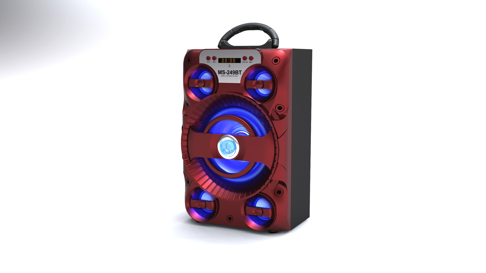 Ηχοσύστημα Bluetooth 20W USB/SD/AUX Multimedia Player MS-249ΒΤ