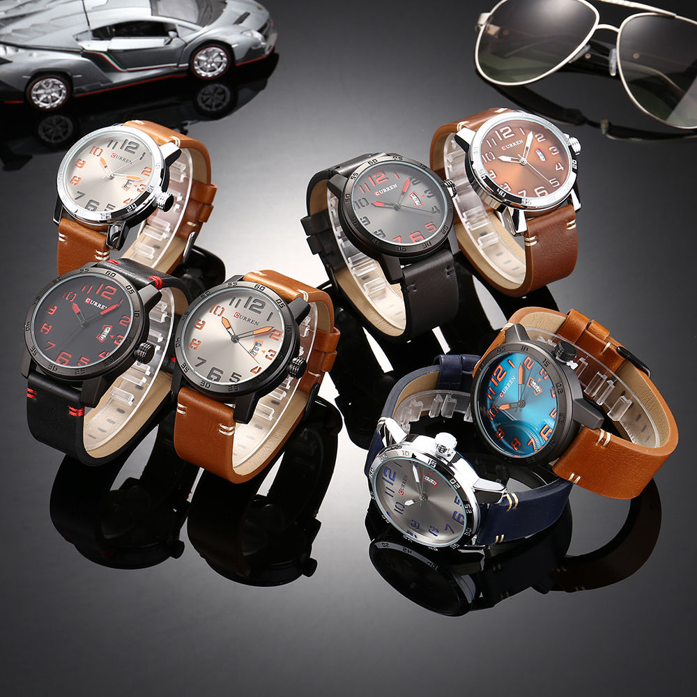 Ανδρικό Ρολόι Curren Leather Fashion Sports Watch For Men M8254