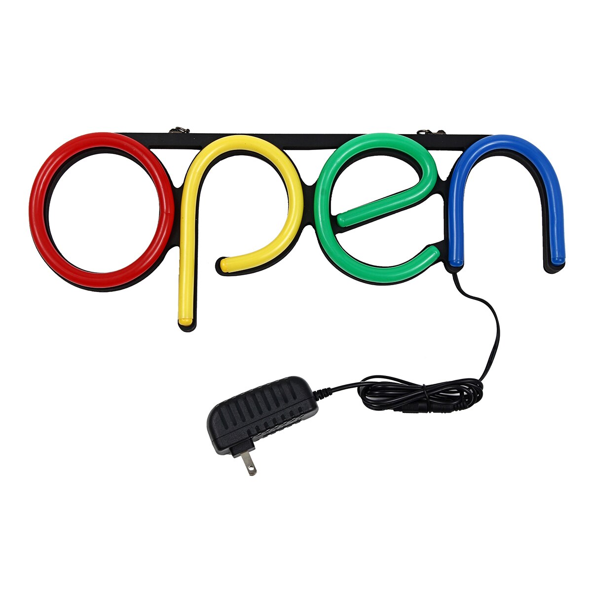 Αδιάβροχη Neon Led Φωτιζόμενη Διαφημιστική Πινακίδα OPEN Retro 40x15 - 220V