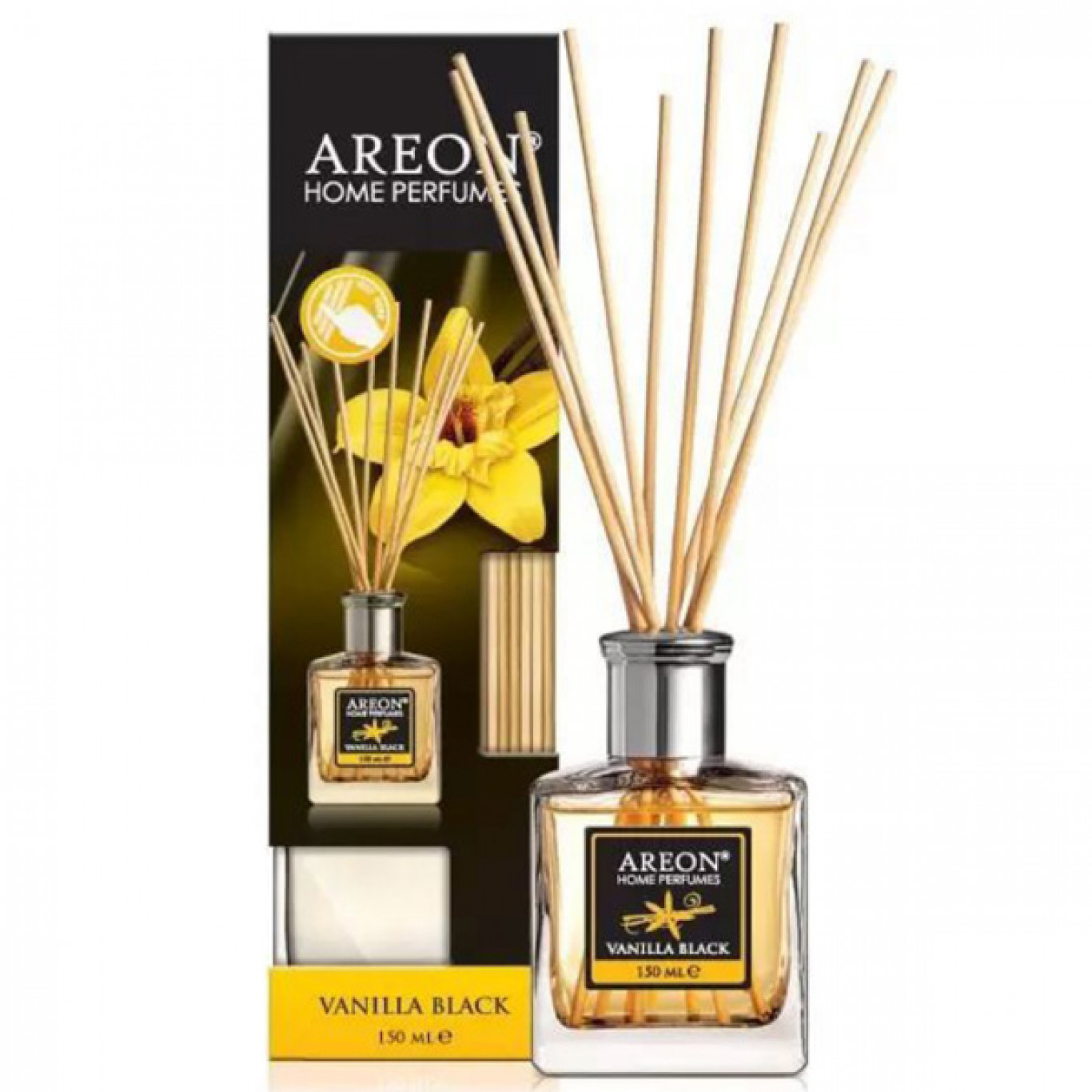 areon® Αρωματιστής Χώρου 150ml με Άρωμα Vanilla Black σε Sticks