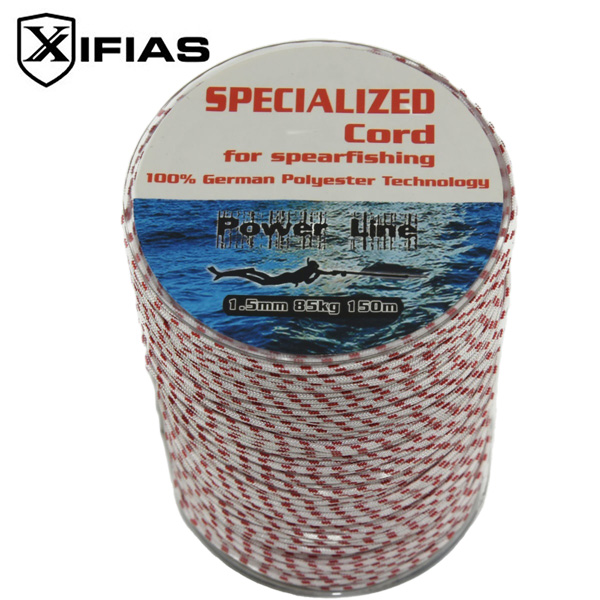 Xifias® Ενισχυμένο Πολυεστερικό Κορδόνι Ψαροντούφεκου για Κατάδυση 8 Κλώνων Specialized Polyester 1.5mm 150m με Αντοχή έως 85kg