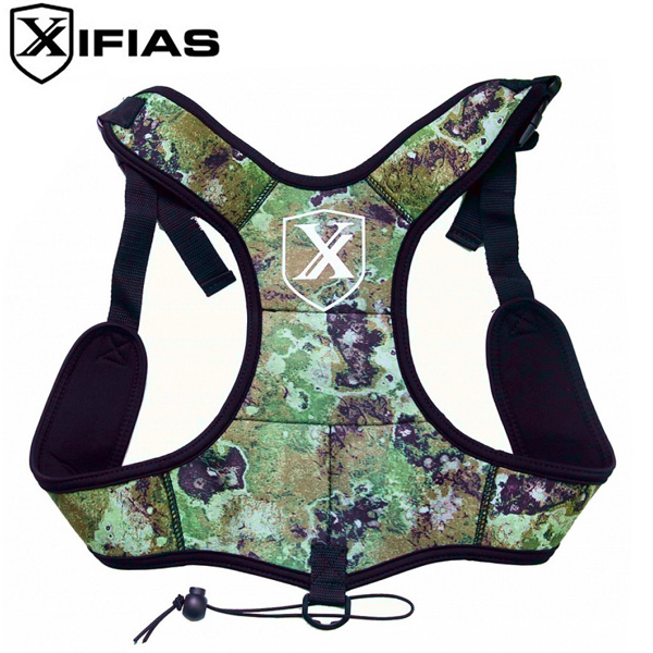 Xifias® Γιλέκο Βαρών Πλάτης για Καταδύσεις NEOPREN Πράσινο Παραλλαγής