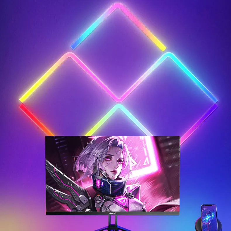 Επιτοίχιο LED RGB Φωτιστικό Λωρίδα Dimmable με Bluetooth App Εφαρμογή