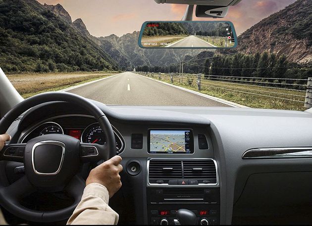 Ψηφιακός Καθρέπτης Αυτοκινήτου Dash Cam με Οθόνη LCD 10