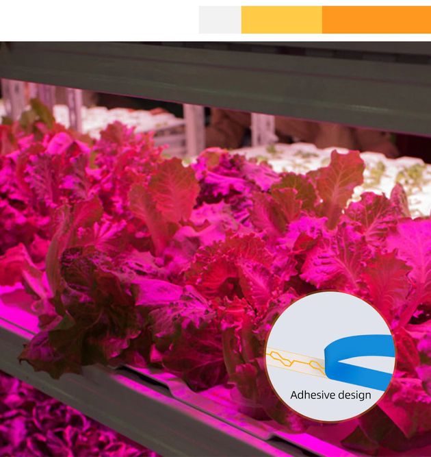 Αδιάβροχη Αυτοκόλλητη Ταινία LED 3m USB Θερμοκηπίου - Ανάπτυξης & Καλλιέργειας Φυτών Full Spectrum - Φωτιστικό Θερμοκηπίου Εσωτερικού Χώρου - Plant Grow Light Strip