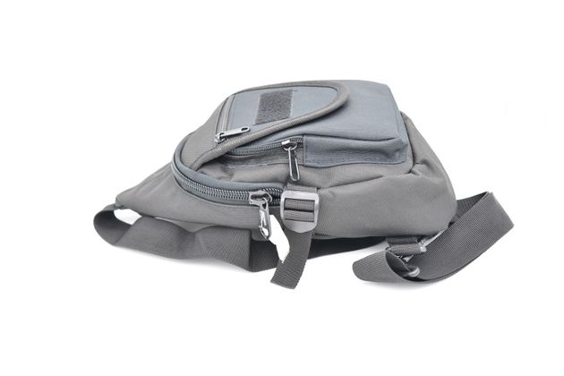 Τσαντάκι Χιαστί Ώμου - Πλάτης Heavy Duty Sling Backpack Αδιάβροχο & Ανθεκτικό Γκρι