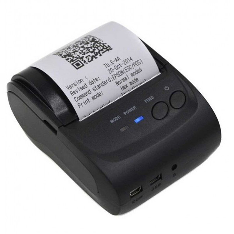 Bluetooth Θερμικός Εκτυπωτής 58mm - Bluetooth Thermal Printer 