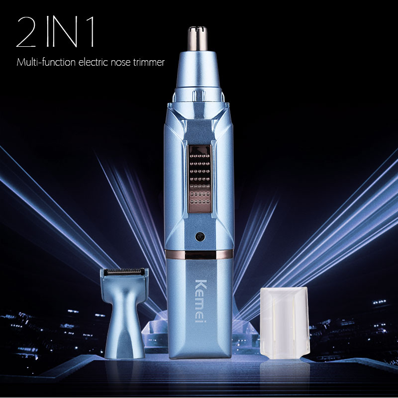 Επαναφορτιζόμενο Trimmer Αυτιών, Φρυδιών & Μύτης - Nose, Eyebrow & Ear Hair Trimmer KEMEI KM-199