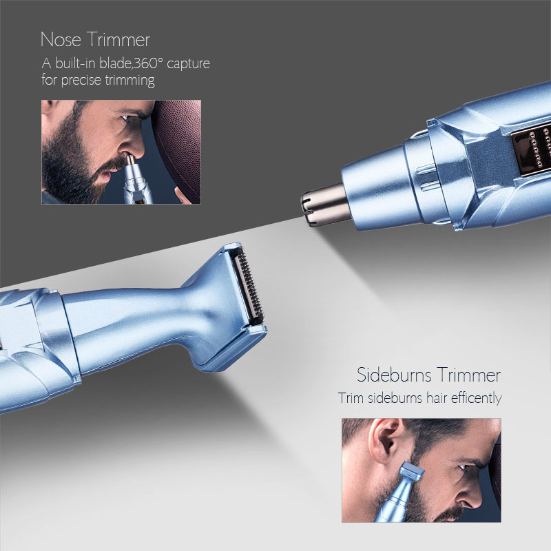 Επαναφορτιζόμενο Trimmer Αυτιών, Φρυδιών & Μύτης - Nose, Eyebrow & Ear Hair Trimmer KEMEI KM-199