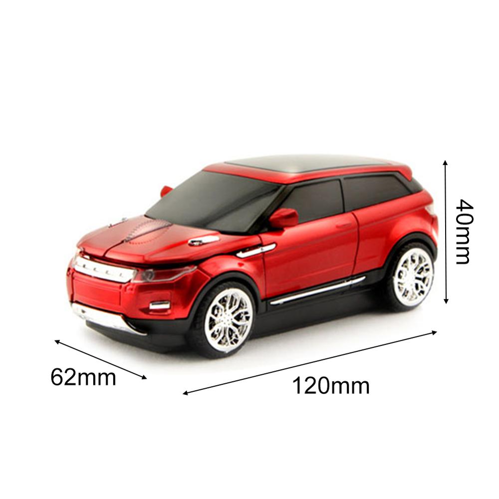 Ασύρματο USB Ποντίκι Αυτοκίνητο 2.4GHZ με LED Φωτισμό Range Rover