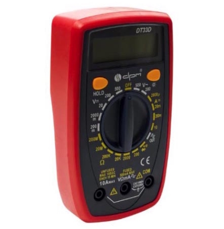 Ψηφιακό Πολύμετρο με Buzzer – DT33D