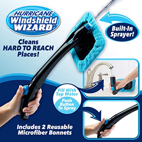 Κιτ Kαθαρισμού Παρμπρίζ με Μικροϊνες - Hurricane Windshield Wizard Cleaner 