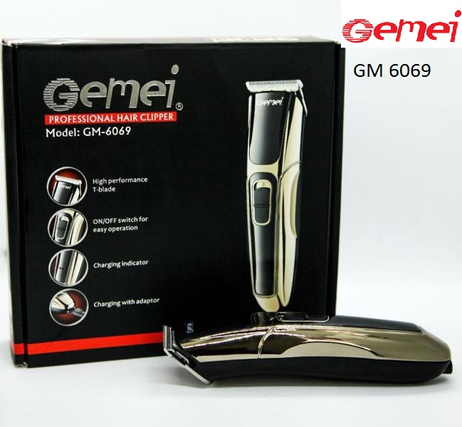 Επαναφορτιζόμενη Κουρευτική Μηχανή - GEMEI GM-6069