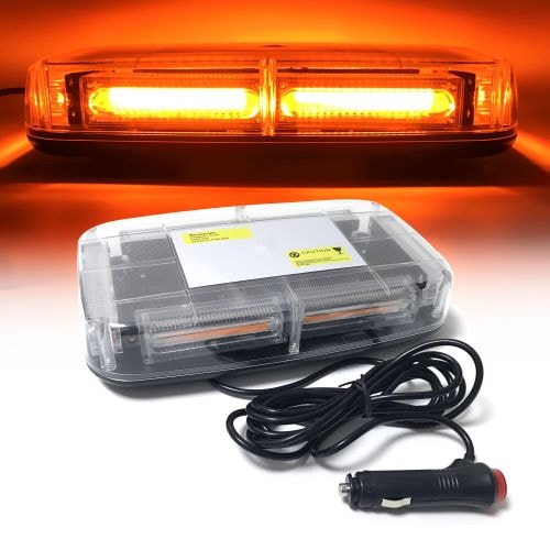 Μαγνητικός Πορτοκαλί Φάρος 6 LED - Αδιάβροχο Φως Strobe Light Bar 12V-24V Μαγνητικός Πορτοκαλί Φάρος 6 LED - Αδιάβροχο Φως Strobe Light Bar 12V-24V