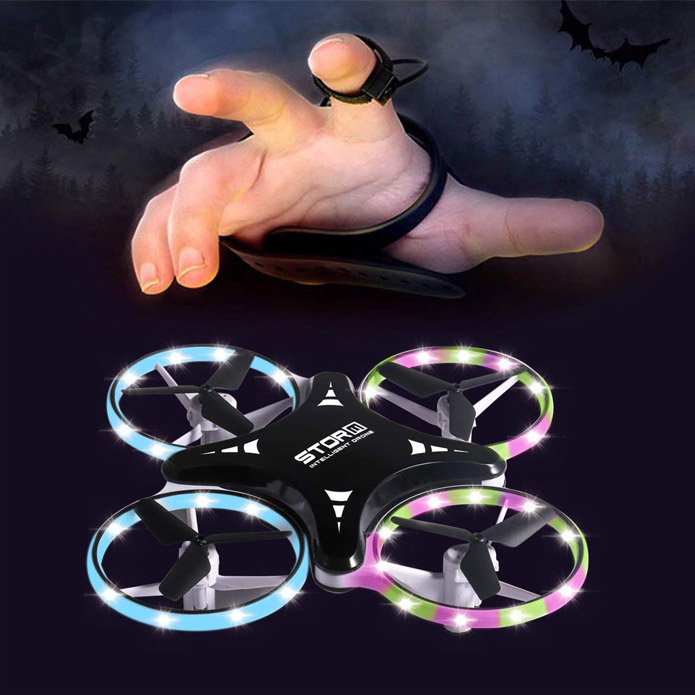 Μίνι Τηλεκατευθυνόμενο Drone με το Χέρι σας - Ελικοπτεράκι με Αισθητήρα Χεριού & Φωτάκια LED