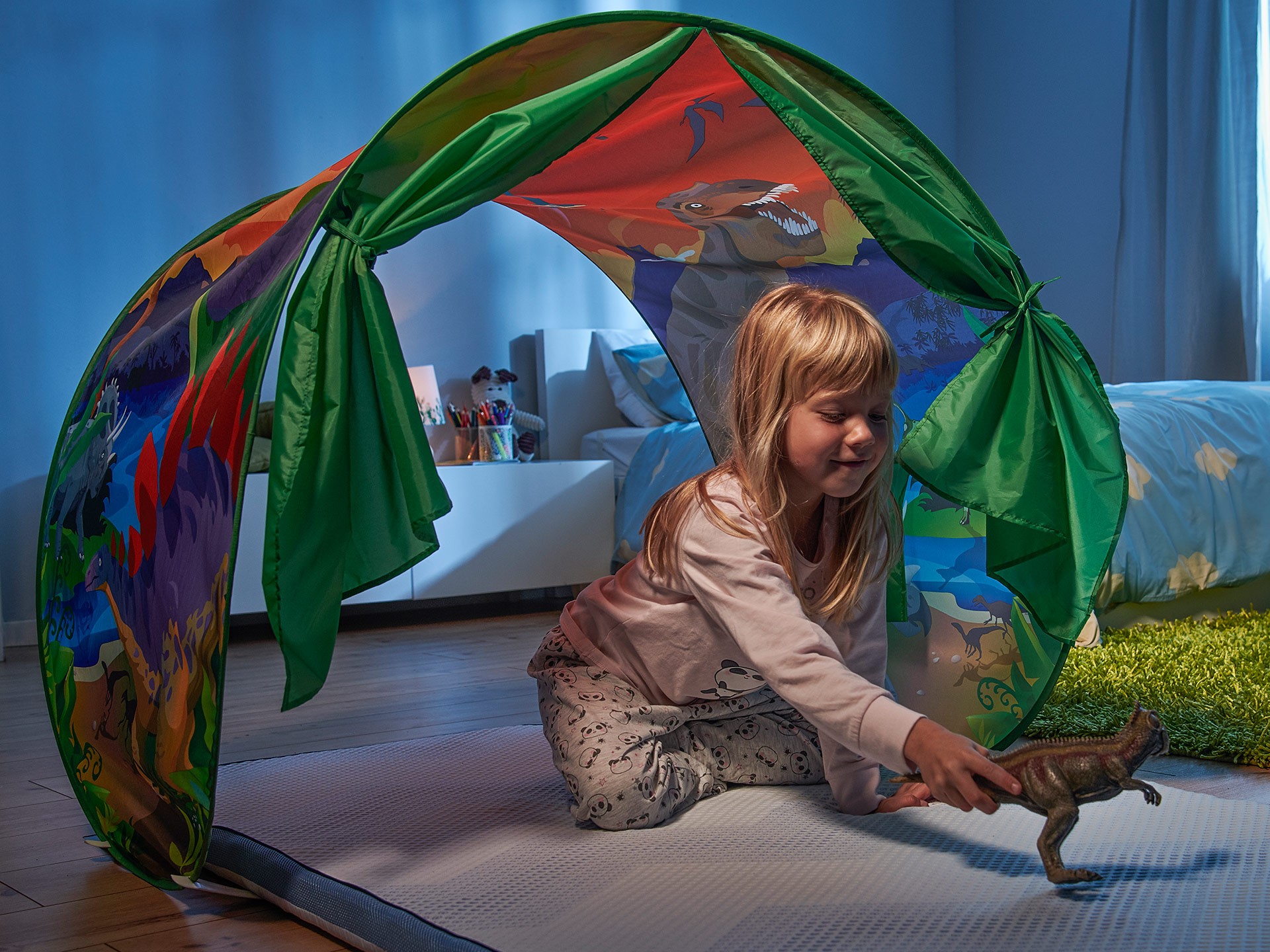Παιδική Σκηνή Κρεβατιού με Δεινόσαυρους - Pop Up Dream Tents Dinosaur Island