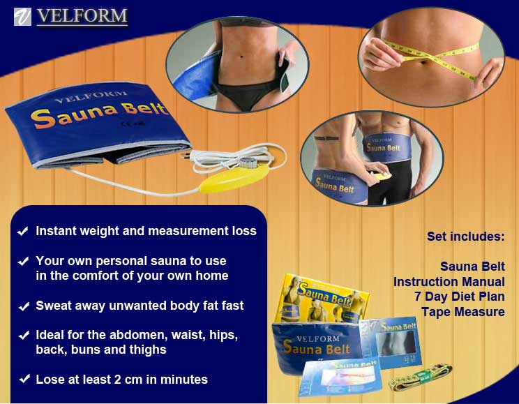 Ζώνη Αδυνατίσματος και Αποτοξίνωσης Sauna Belt