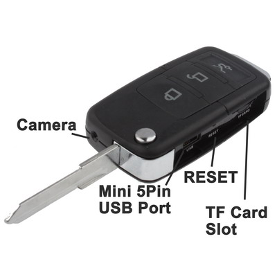 Κρυφή Κάμερα - Καταγραφικό Μπρελόκ - Mini Carkey DVR Spy Camera SPY-S818