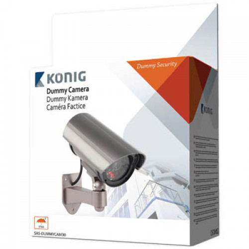 Ομοίωμα Kάμερας Security Για Εξωτερικό Χώρο, Με IR LED KONIG-SAS-DUMMY CAM 30