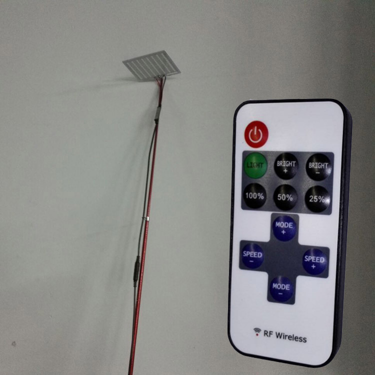 Τηλεσκοπικό φωτιστικό LED για ψάρεμα 48W/12V με χειριστήριο