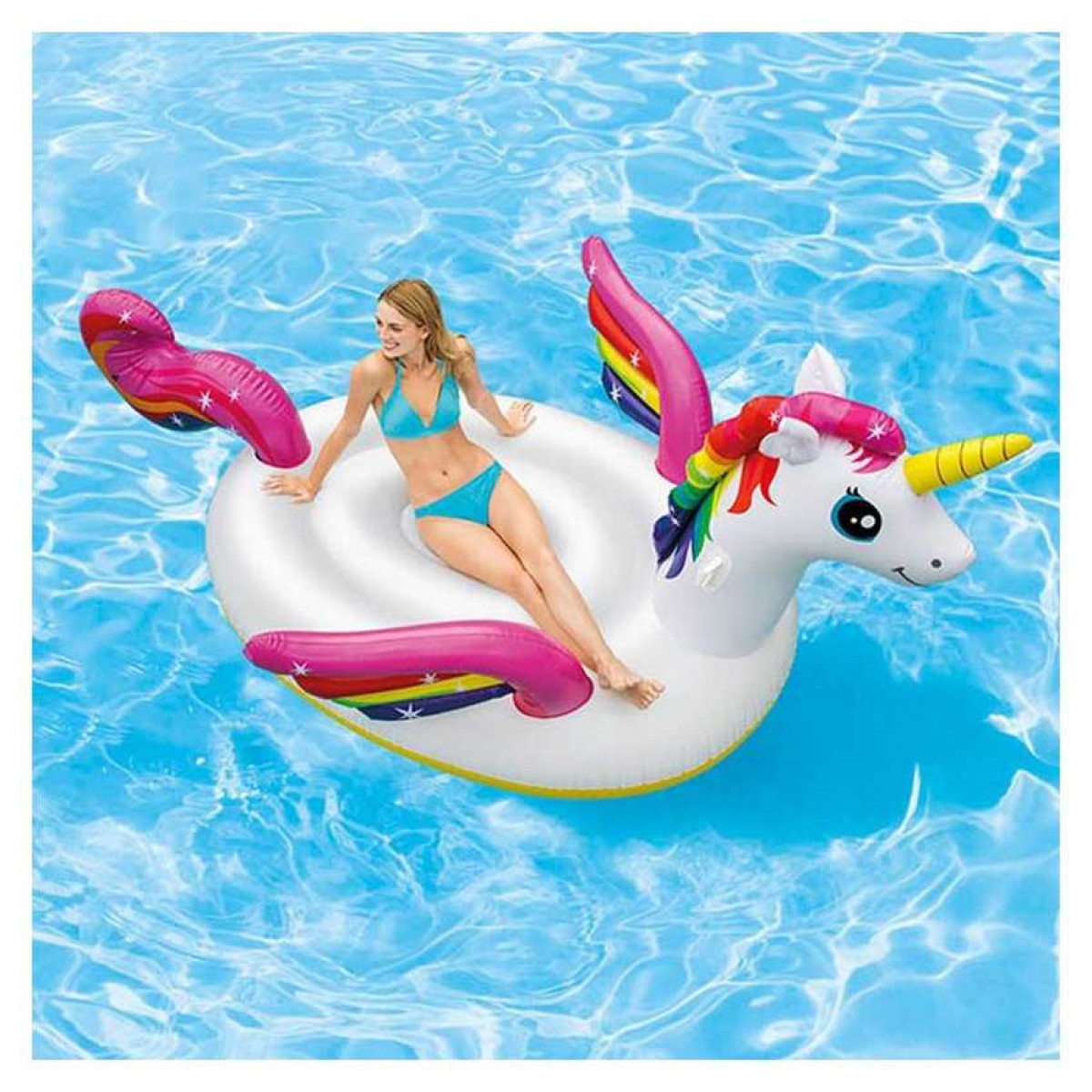 Φουσκωτό Θαλάσσης Mega Unicorn Island INTEX-57281