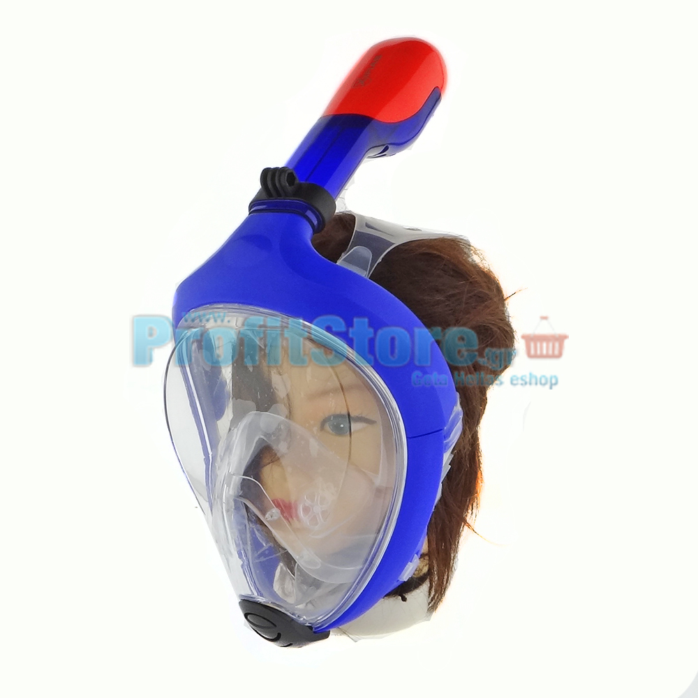 Sub Full Face Snorkel Mask Xifias 855 - Ολοπρόσωπη Μάσκα με Αναπνευστήρα και Βάση για Action Camera