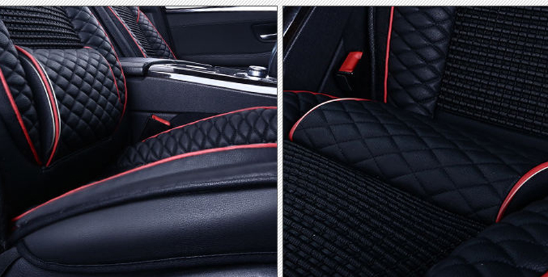 Πλήρες Σετ - Pu Leather Ανατομικά Καλύμματα Καθισμάτων Αυτοκινήτου 11 Τεμάχια CheAiRen DR-8010