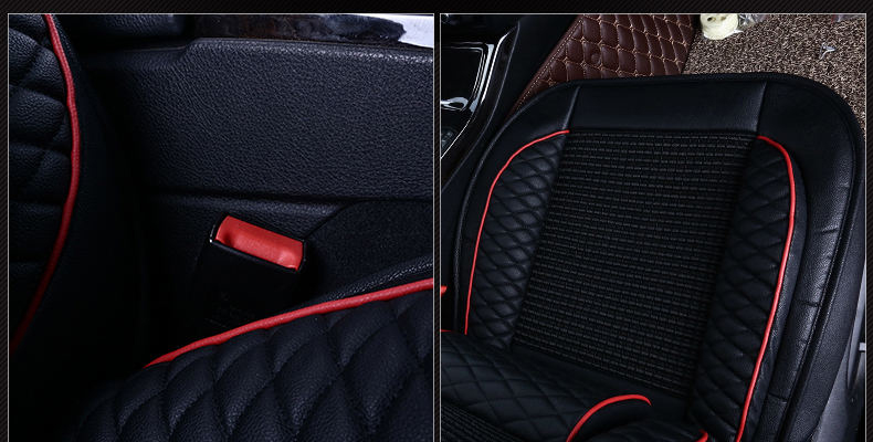 Πλήρες Σετ - Pu Leather Ανατομικά Καλύμματα Καθισμάτων Αυτοκινήτου 11 Τεμάχια CheAiRen DR-8010