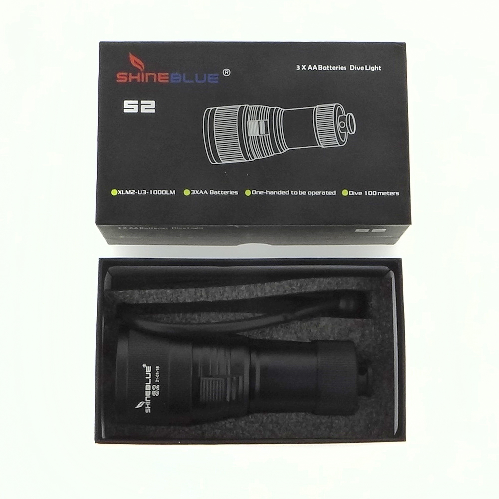 Αδιάβροχος Καταδυτικός Φακός LED XLM2-U3 1000LM SHINEBLUE S2