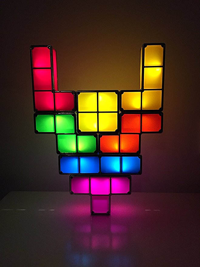 Επαναφορτιζόμενα Φωτιζόμενα Τουβλάκια Tetris Light Tacbit – Τα αγαπημένα τουβλάκια φωτίζουν το σπίτι