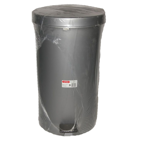 Στρογγυλός Κάδος Απορριμάτων 35 L Γκρι