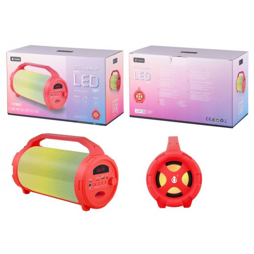 Ασύρματο Ηχείο Bluetooth με Φώτα Led F2963 Red