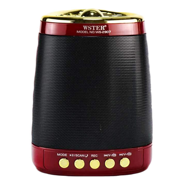 Ασύρματο Ηχείο Bluetooth Wster WS-2907 Κόκκινο