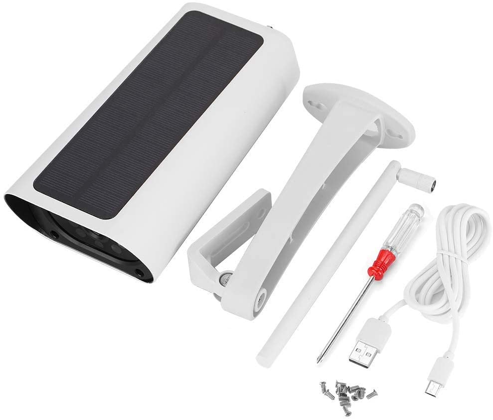 Ηλιακή Αδιάβροχη Ασύρματη IP WiFi Κάμερα Full HD 1080p P2P Εξωτερικού Χώρου με Νυχτερινή Λήψη, Ανιχνευτή Κίνησης, Ειδοποίηση στο Κινητό, Μικρόφωνο, Ηχείο, & Micro SD