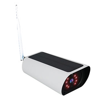 Ηλιακή Αδιάβροχη Ασύρματη IP WiFi Κάμερα Full HD 1080p P2P Εξωτερικού Χώρου με Νυχτερινή Λήψη, Ανιχνευτή Κίνησης, Ειδοποίηση στο Κινητό, Μικρόφωνο, Ηχείο, & Micro SD 